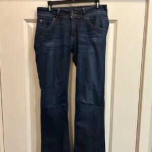 Hudson Signature Midrise Boot Cut Dark Wash Jeans - size 27